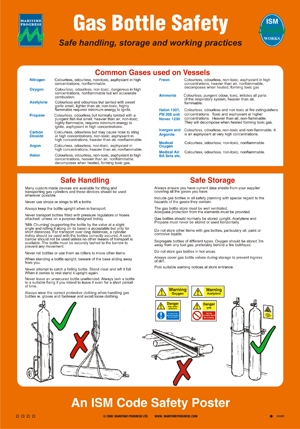 Gas Bottle Safety - Bestill Skibsplakat
